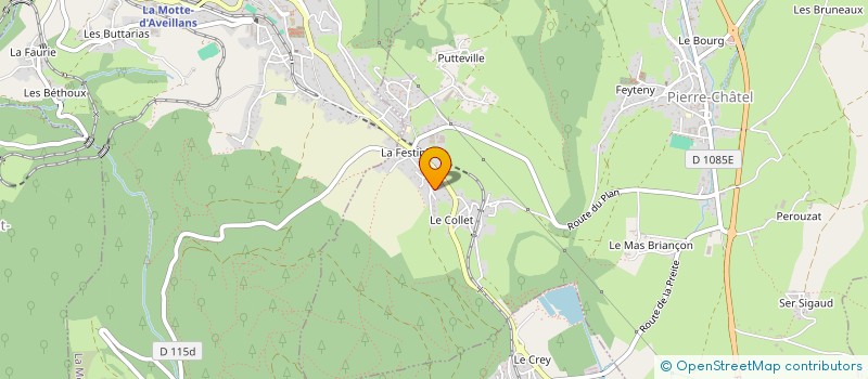 localisation de l'entreprise SCI YGS B  PIERRE-CHATEL