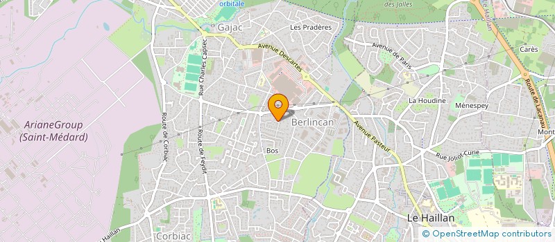 localisation de l'entreprise SCI YGS369  SAINT-MEDARD-EN-JALLES