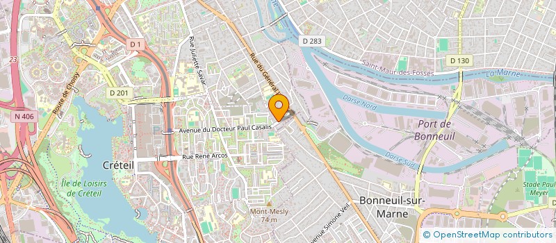 localisation de l'entreprise SCI YHIA26 à CRETEIL