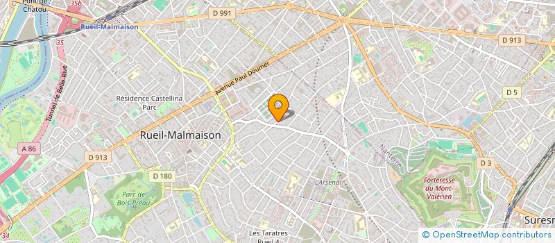 localisation de l'entreprise SCI YHL à RUEIL-MALMAISON