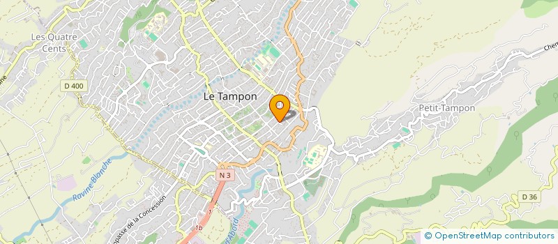 localisation de l'entreprise SCI YHP IMMO à LE TAMPON