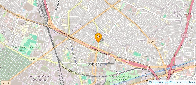 localisation de l'entreprise SCI YI HAN  BOBIGNY