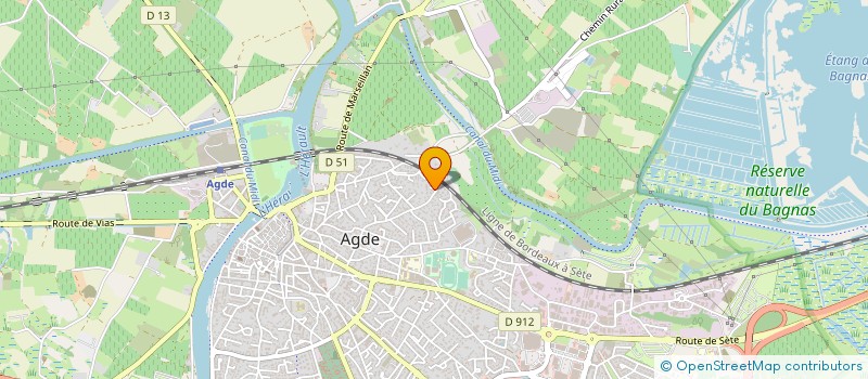 localisation de l'entreprise SCI YIFENG à AGDE