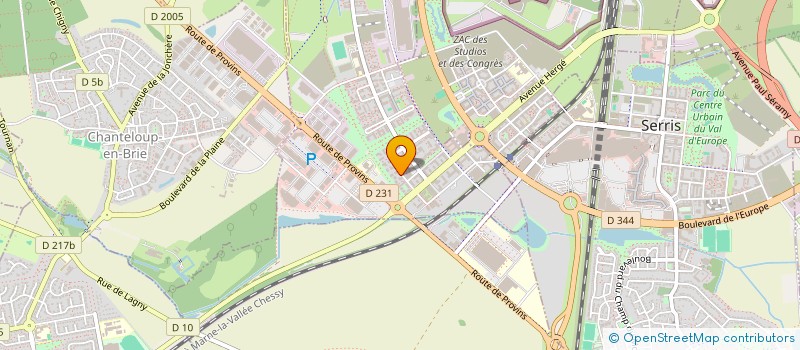 localisation de l'entreprise SCI YIGIDO  MONTEVRAIN