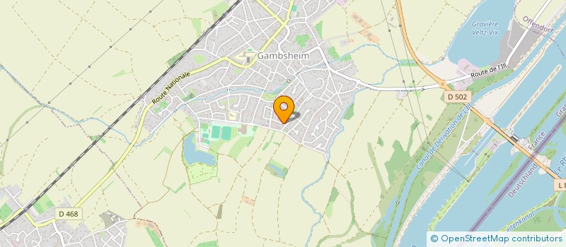 localisation de l'entreprise SCI YIGIT  GAMBSHEIM