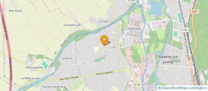 localisation de l'entreprise SCI YILDIRIM HY  CHALETTE-SUR-LOING