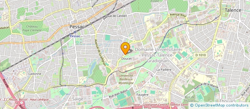 localisation de l'entreprise SCI YILDIZ à PESSAC