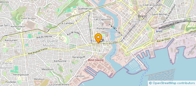 localisation de l'entreprise SCI YILDIZ  BREST