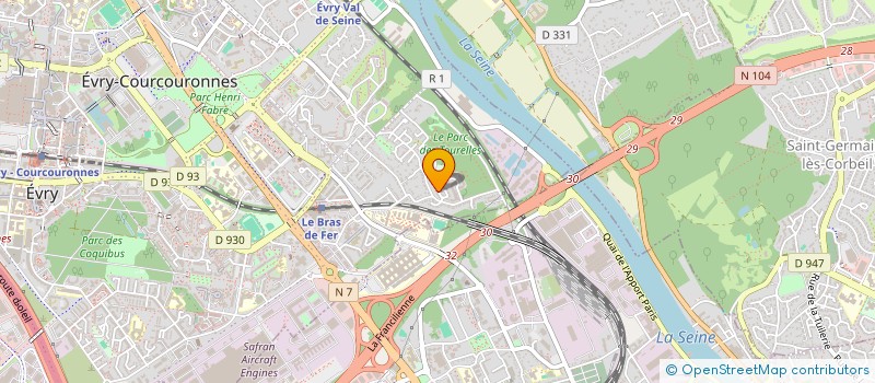 localisation de l'entreprise SCI YILDIZ à EVRY-COURCOURONNES