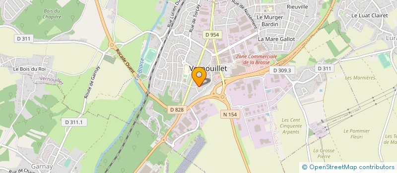 localisation de l'entreprise SCI YILDIZ à VERNOUILLET