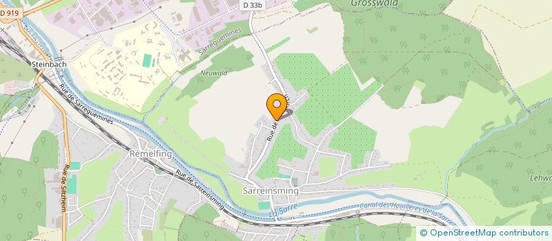 localisation de l'entreprise SCI YILDIZ  SARREINSMING