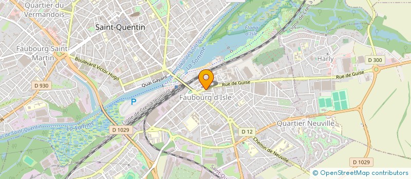 localisation de l'entreprise SCI YILMAZ 24 à SAINT-QUENTIN