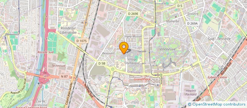 localisation de l'entreprise SCI YILMAZER  GRENOBLE