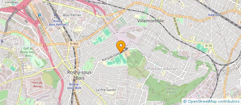 localisation de l'entreprise SCI YILMEN à ROSNY-SOUS-BOIS