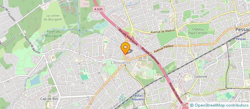 localisation de l'entreprise SCI YING  PESSAC