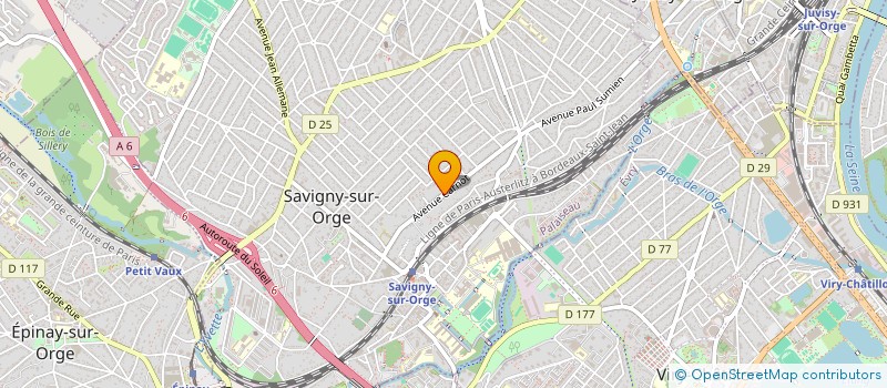 localisation de l'entreprise SCI YIZHAN à SAVIGNY-SUR-ORGE