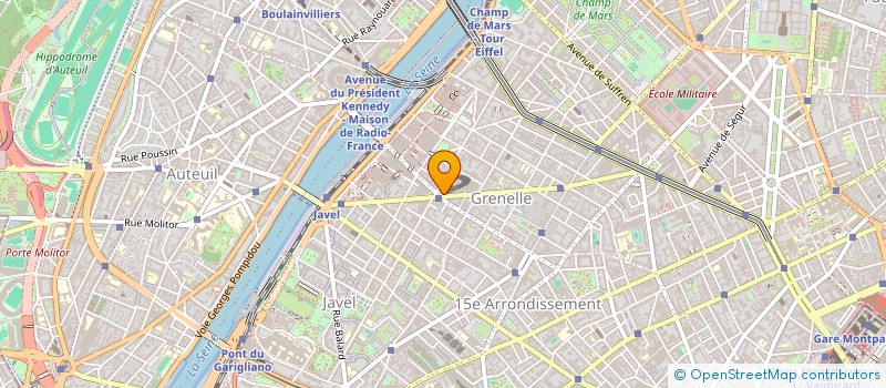 localisation de l'entreprise SCI YKB  PARIS