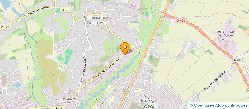 localisation de l'entreprise SCI YLANG-YLANG  BOURGES