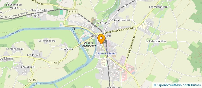 localisation de l'entreprise SCI YLANG-YLANG  SAINT-SAVINIEN