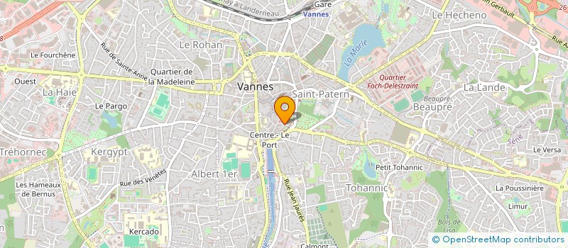 localisation de l'entreprise SCI YLC à VANNES