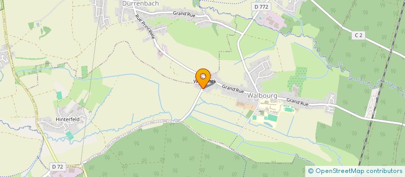 localisation de l'entreprise SCI YLEX  WALBOURG