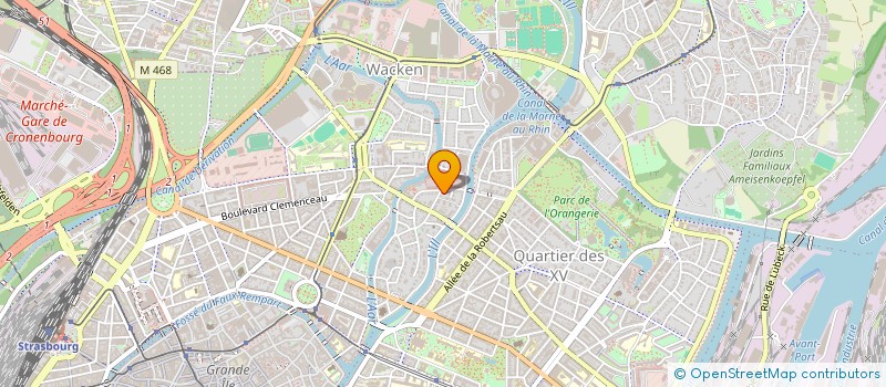 localisation de l'entreprise SCI YLJ  STRASBOURG