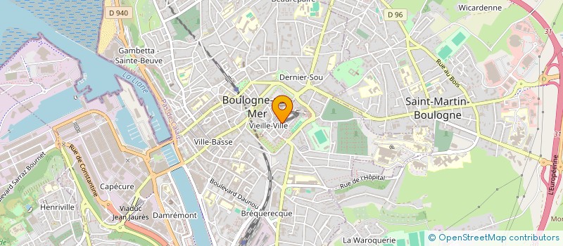localisation de l'entreprise SCI YLLSA à BOULOGNE-SUR-MER