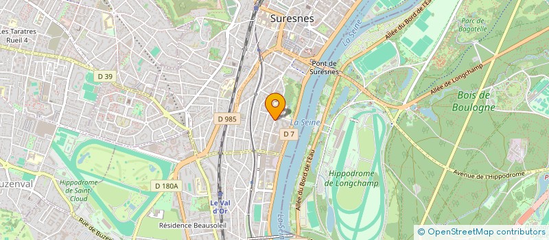 localisation de l'entreprise SCI YLM IMMO à SURESNES