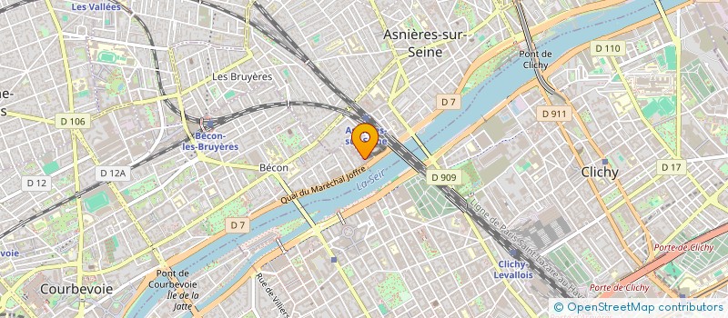 localisation de l'entreprise SCI YLS à ASNIERES-SUR-SEINE