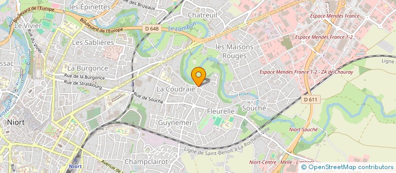 localisation de l'entreprise SCI YLUVIM à NIORT