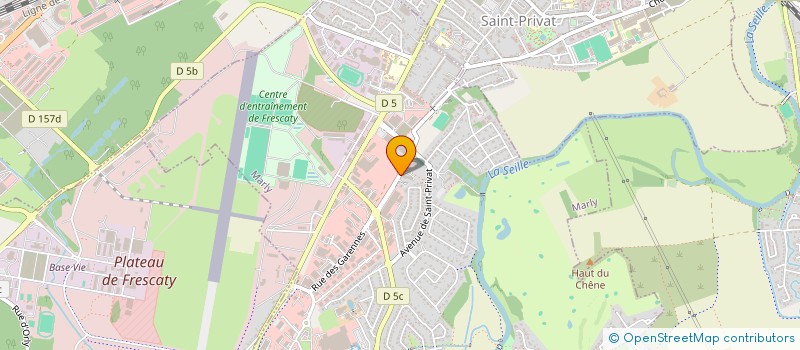 localisation de l'entreprise SCI YLYE à MARLY