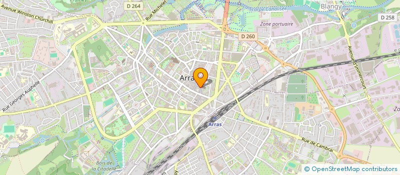 localisation de l'entreprise SCI YM INVESTMENT 2 à ARRAS
