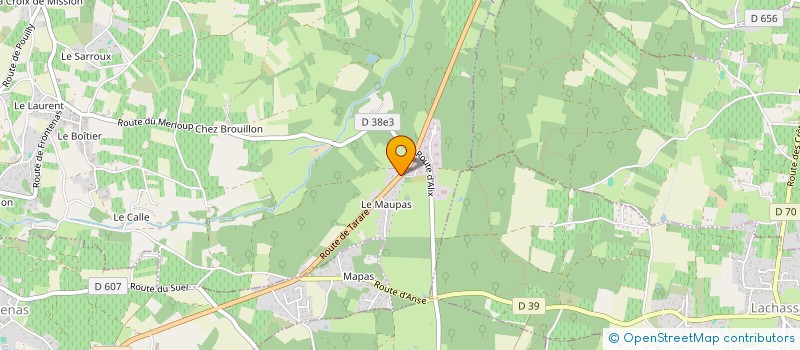 localisation de l'entreprise SCI YM LADEVANT  THEIZE