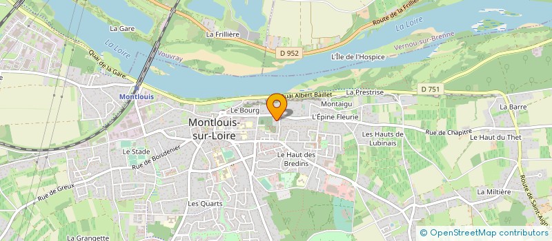 localisation de l'entreprise SCI YMAC à MONTLOUIS-SUR-LOIRE