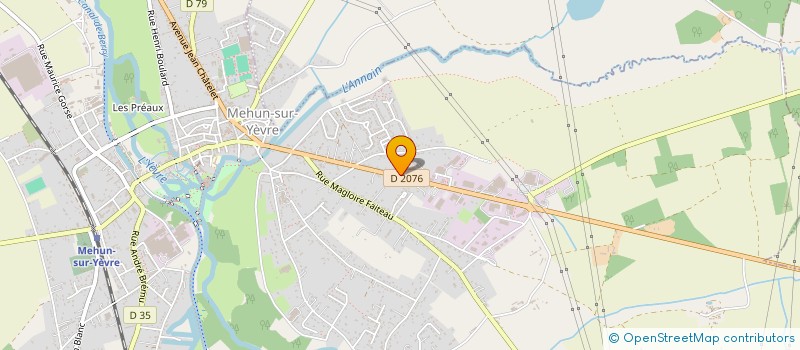 localisation de l'entreprise SCI YMAINE  MEHUN-SUR-YEVRE