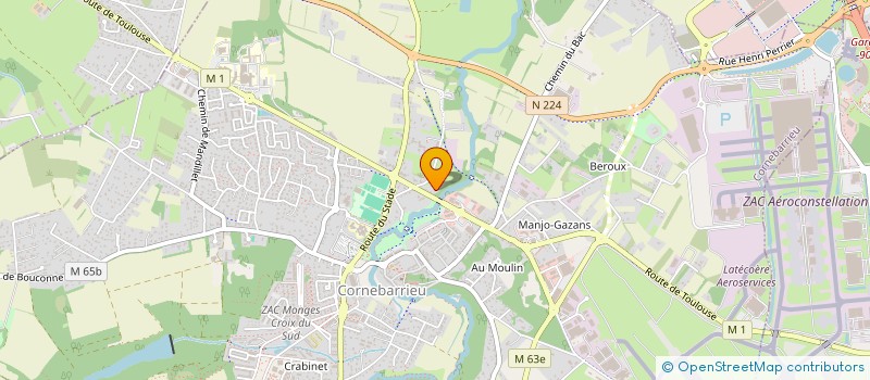 localisation de l'entreprise SCI YMC  DAUX