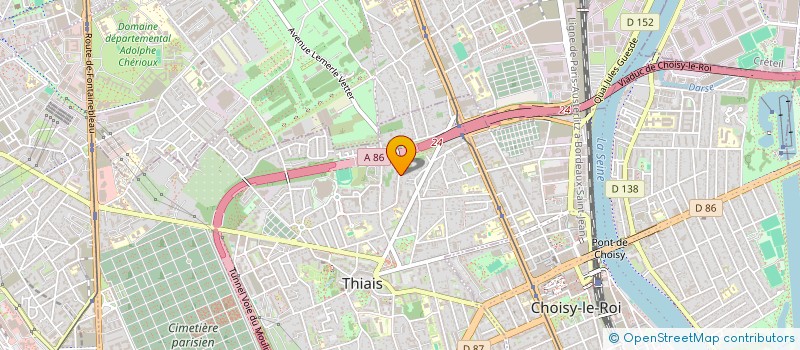 localisation de l'entreprise SCI YMDN à THIAIS
