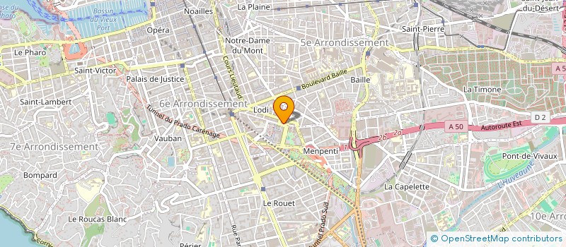 localisation de l'entreprise SCI YMESA à MARSEILLE