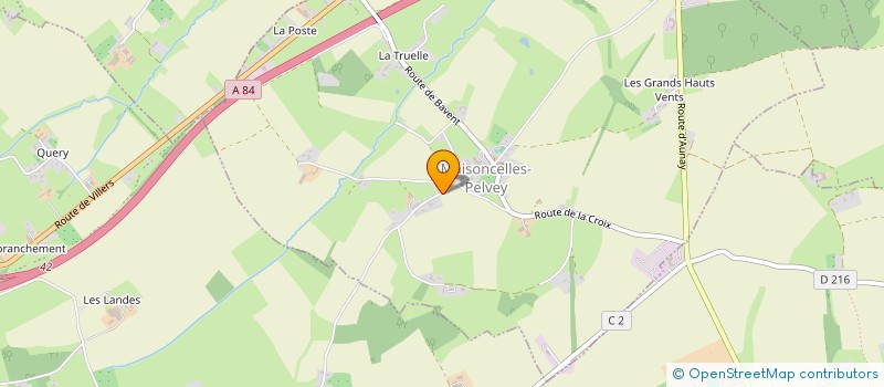 localisation de l'entreprise SCI YMG  MONTS-EN-BESSIN