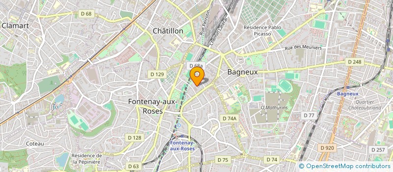 localisation de l'entreprise SCI YMMAS à FONTENAY-AUX-ROSES