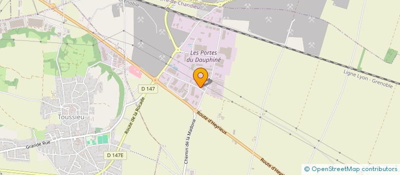 localisation de l'entreprise SCI YMMOLOC  SAINT-PIERRE-DE-CHANDIEU