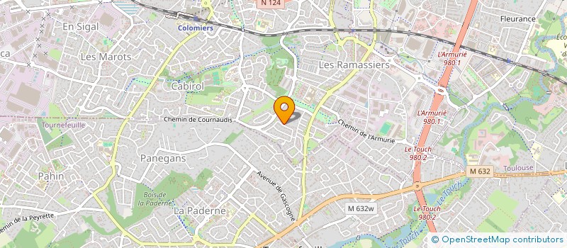 localisation de l'entreprise SCI YMO à COLOMIERS
