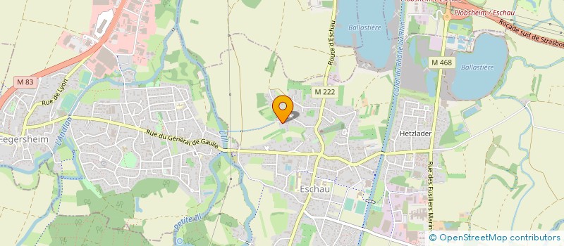 localisation de l'entreprise SCI YMO RIBEAU  ESCHAU