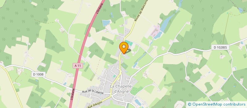 localisation de l'entreprise SCI YMP LE PENNEC  VION