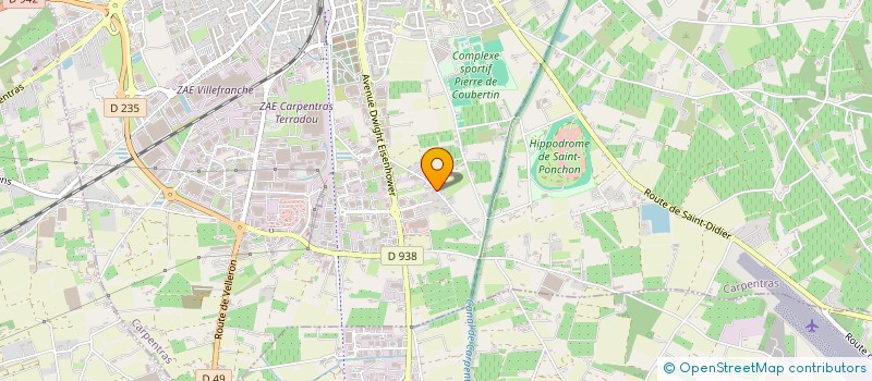 localisation de l'entreprise SCI YNAM  CARPENTRAS