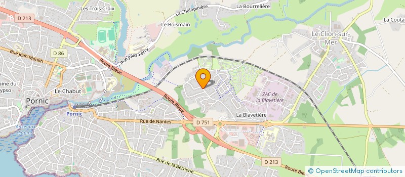 localisation de l'entreprise SCI YNI  PORNIC