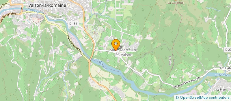 localisation de l'entreprise SCI YNM  SAINT-MARCELLIN-LES-VAISON