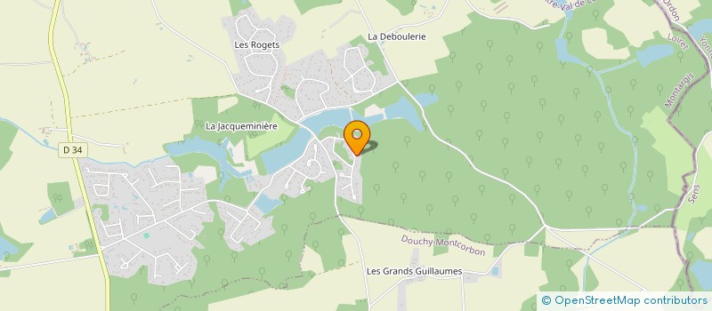 localisation de l'entreprise SCI YO AND CATH à COURTENAY