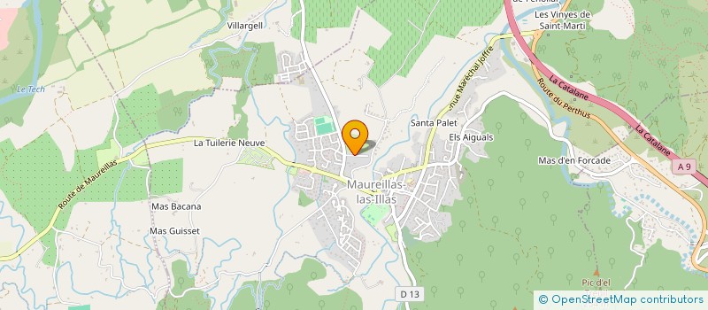 localisation de l'entreprise SCI YO-KO  MAUREILLAS-LAS-ILLAS