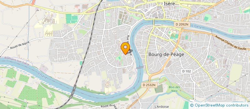 localisation de l'entreprise SCI YO YO  ROMANS-SUR-ISERE